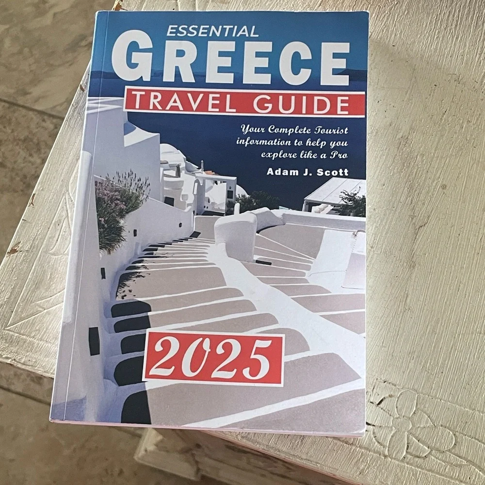 Essential Greece Travel Guide Book NEW 2025